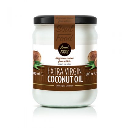 Kokosovo ulje ekstra djevičansko 500ml: bio, organski, hladno prešano, soul food internet trgovina