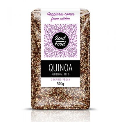 Quinoa mix 500g: bio, oreganski, veganski, soul food internet trgovina