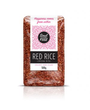 Riža crvena 500g: bio, organski, sirovo, veganski, soul food internet trgovina