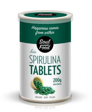 Spirulina tablete 200g: bio, organski, sirovo, soul food internet trgovina